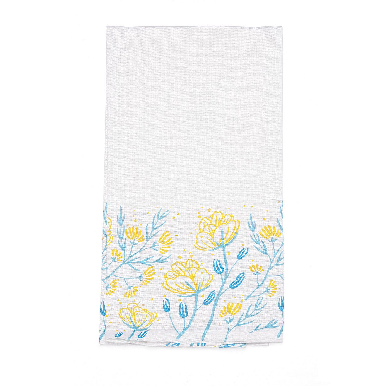 Izzy & Oliver Strawflowers Tea Towel  Made from absorbent material, this towel is great for drying glasses, but also makes a decorative statement. Perfect for everyday use or gift giving.