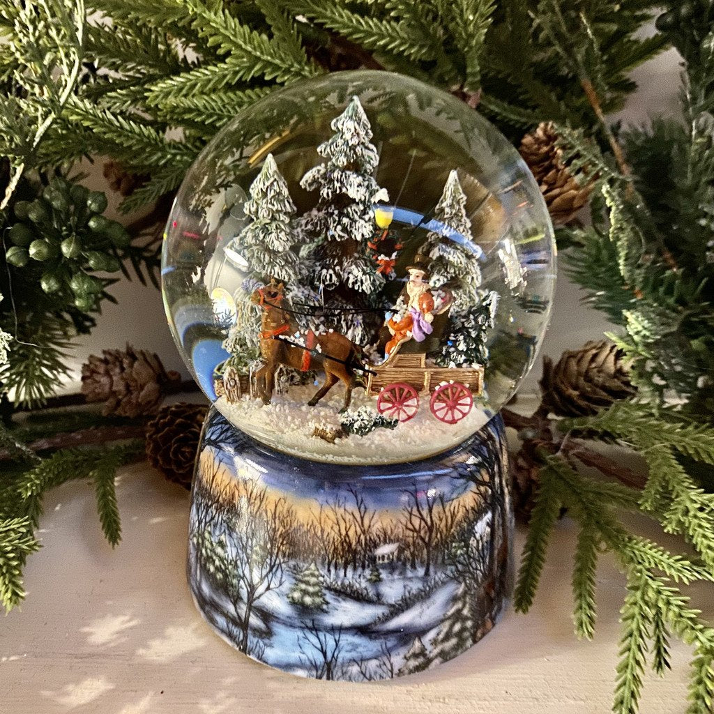 Musicbox World Snow Globe Winter Carriage – Horgan's of Blarney