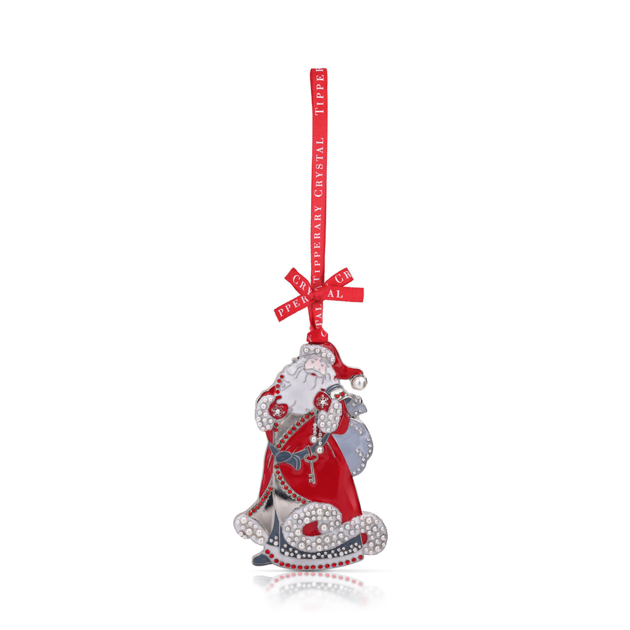 Pearl Santa Christmas Decoration  We just Love Christmas! The festive season, the giving of gifts, creating memories and being together with family and loved ones. Have lots of fun with our lovingly designed and created Christmas decorations, each one has a magic sparkle of elf dust!
