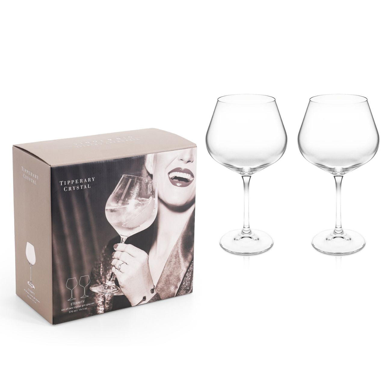 Tipperary Crystal Eternity Gin & Tonic Glasses Set of Two   Just arrived Eternity Gin & Tonic Glasses Set of Two