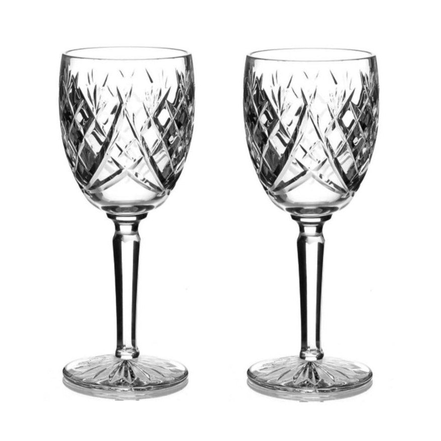 Waterford Crystal Avoca Claret Pair